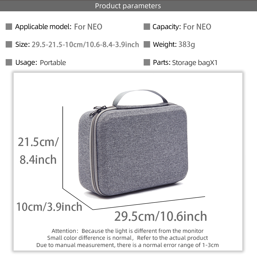Shockproof Storage Bag For DJI - đánh giá và giá Drone Controller Hood