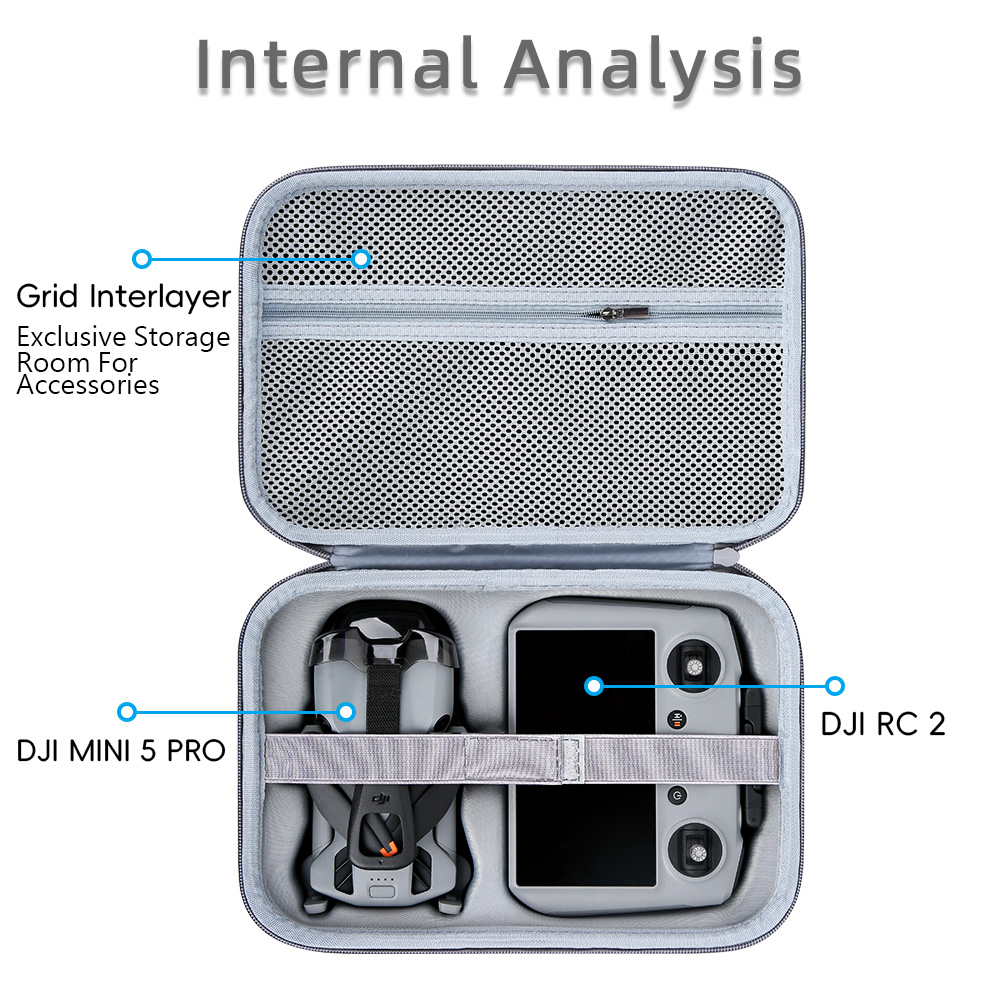 Storage Carry Case for DJI Min - đánh giá và giá Drone Controller Hood