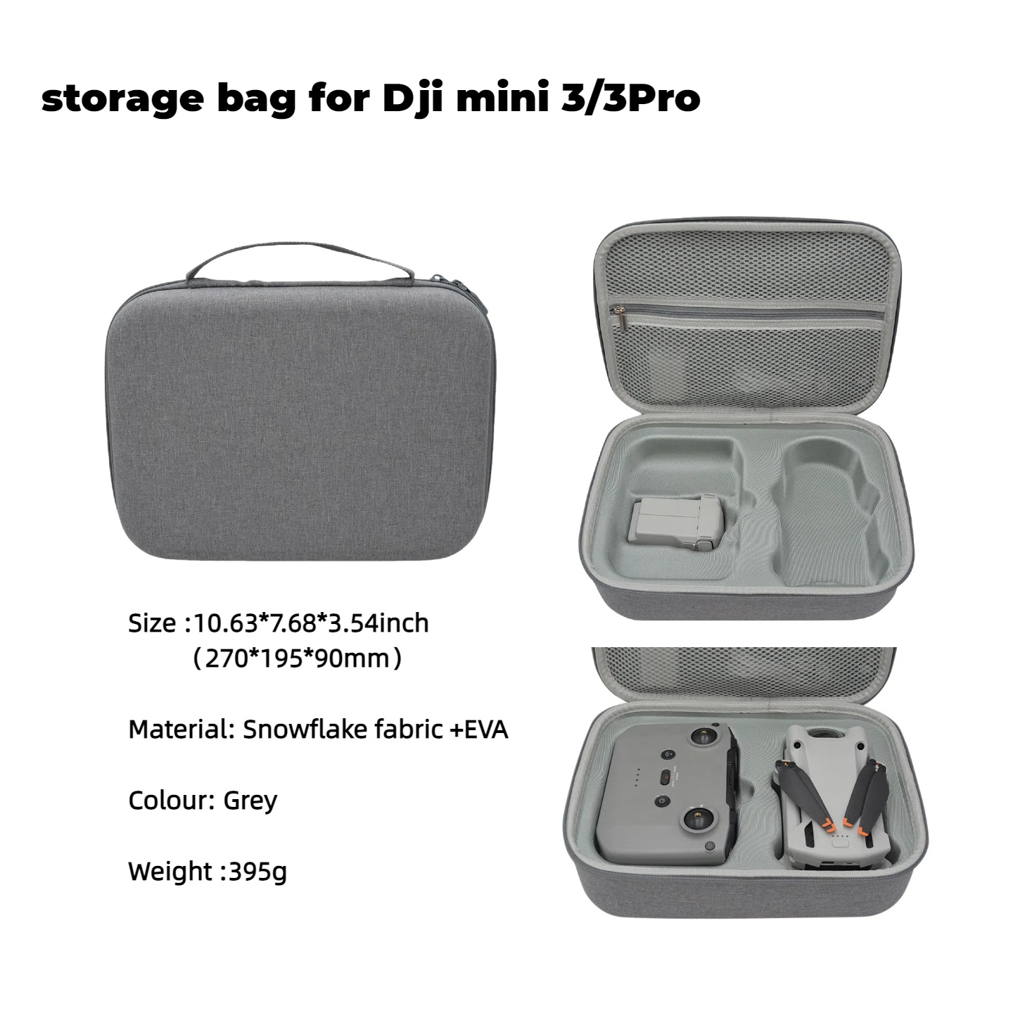 Hard EVA Drone Bag For DJI Min - đánh giá và giá Drone Controller Hood